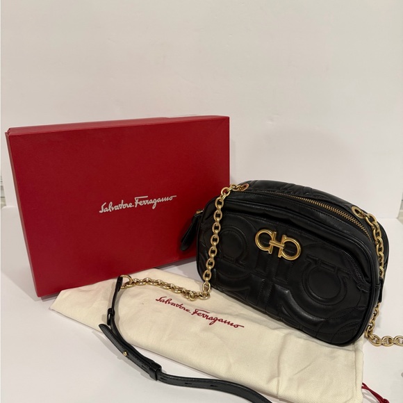 Salvatore Ferragamo Gancini Camera Crossbody Bag - Picture 2 of 12
